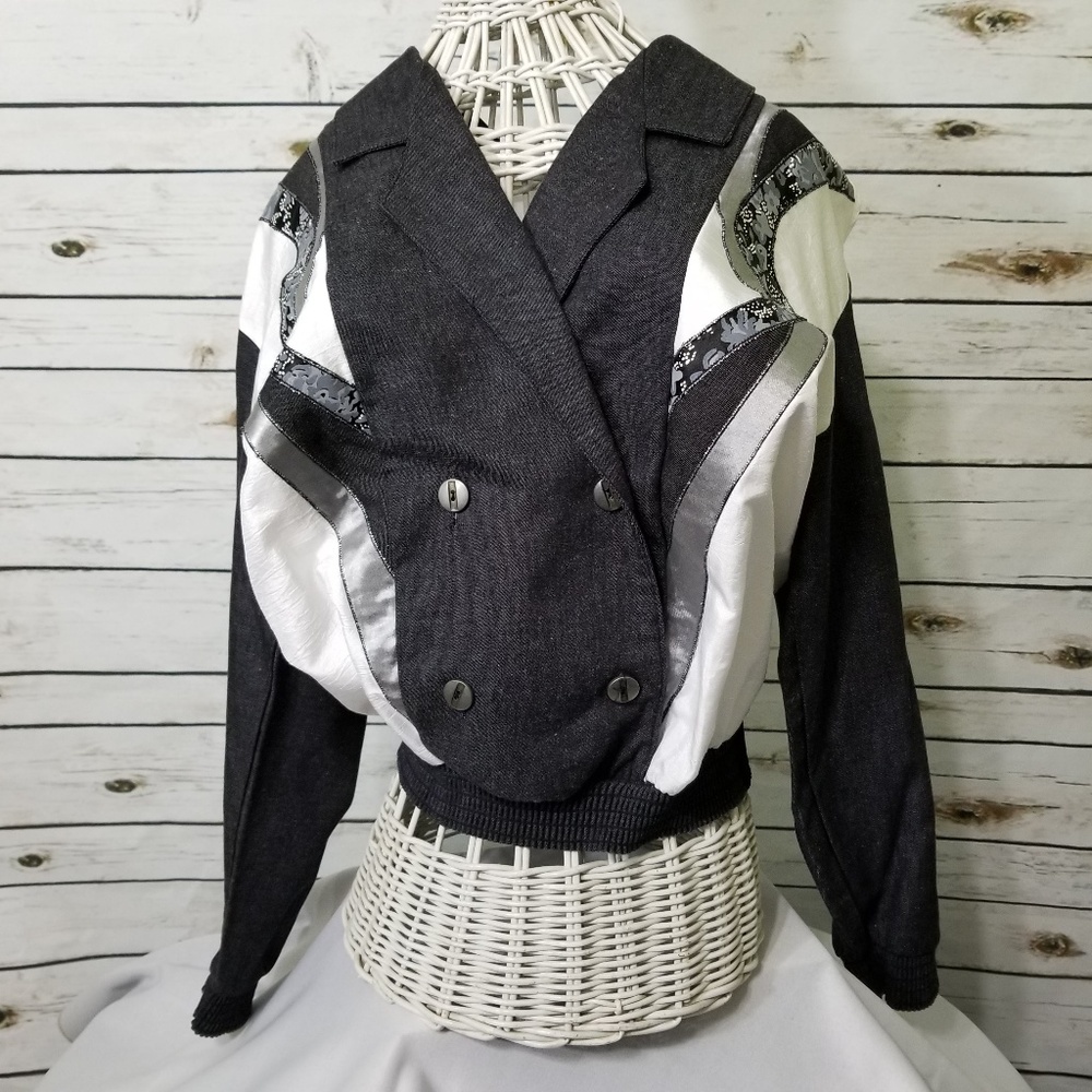 Vintage Jordana "Double-Breasted" Pullover Sz S
